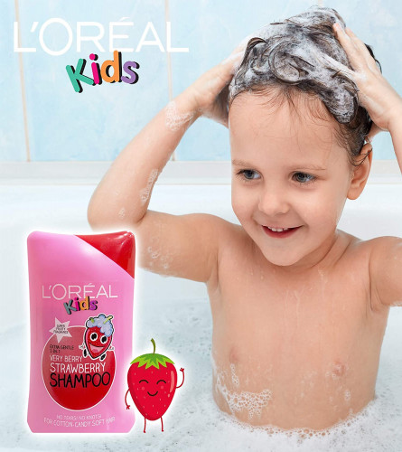 L'Oreal Kids Very Berry Strawberry Shampoo 250 Ml