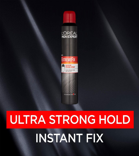 L'Oreal Paris Men Expert Hair Spray, Extreme Fix Lock-In Fixing Spray for Men