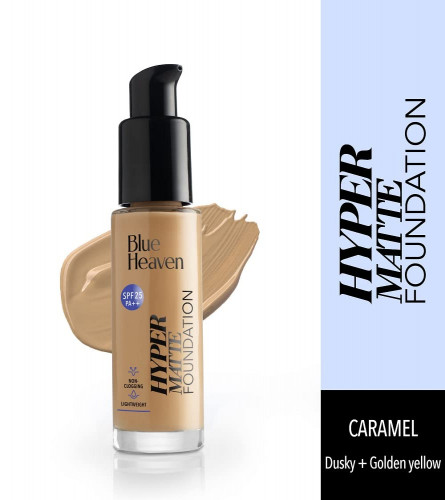 Blue Heaven Hyper Matte Foundation Cream (401 Caramel)