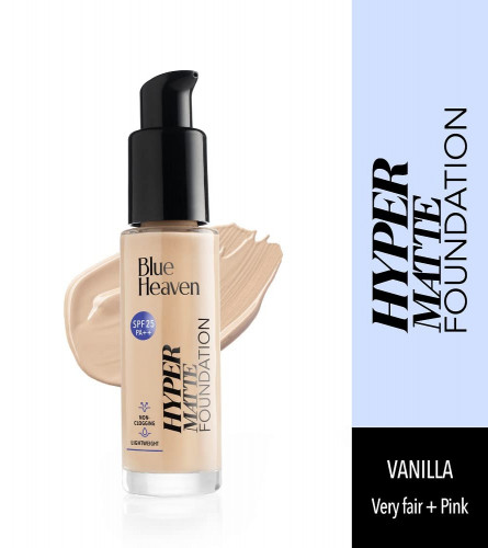 Blue Heaven Hyper Matte Foundation Cream, 101 Vanilla