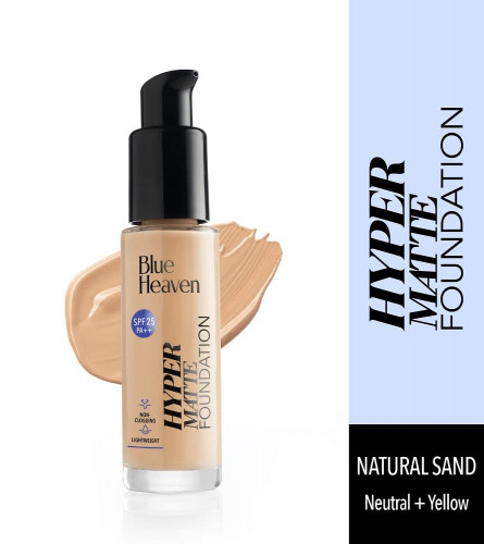 Blue Heaven HyperMatte Liquid Foundation, 103 Natural Sand