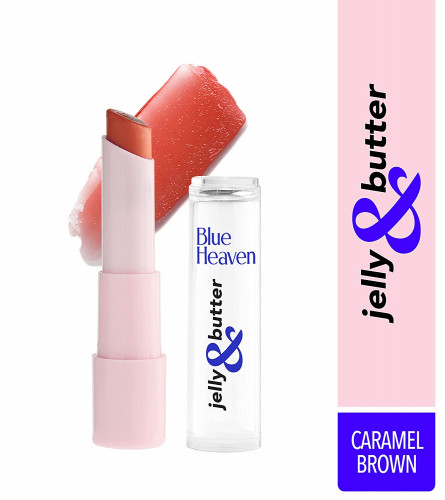 Blue Heaven Jelly & Butter, Hydrating Lip Balm For Women, Caramel Brown