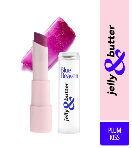 Blue Heaven Jelly & Butter, Hydrating Lip Balm For Women, Plum Kiss