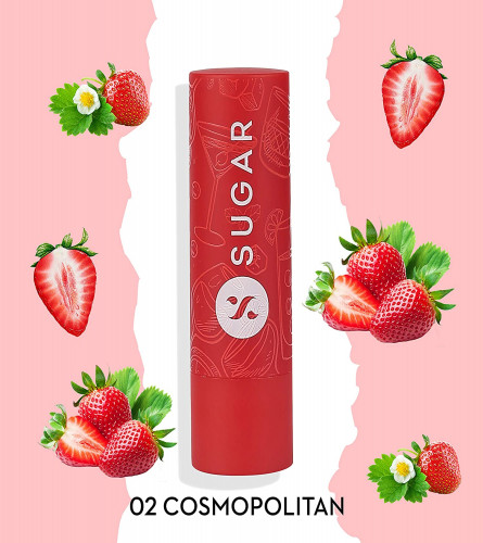 SUGAR Cosmetics - Tipsy Lips - Moisturizing Balm - 02 Cosmopolitan