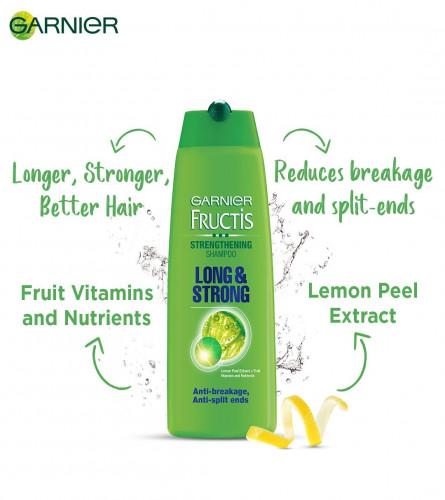 Garnier Fructis, Strengthening & Repairing, Long & Strong, Shampoo 340 ml