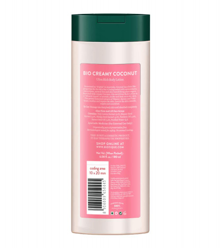 Biotique Creamy Coconut Deep Nourish Body lotion For Extra Dry Skin