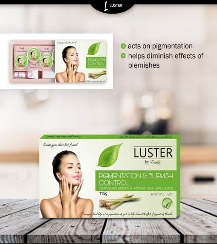 Luster Pigmentation & Blemish Control Facial kit 115 g (Pack of 2)