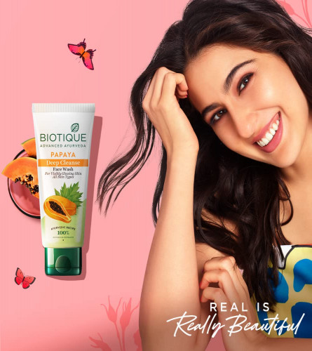 Biotique Papaya Deep Cleanse Tan Removal Face Wash
