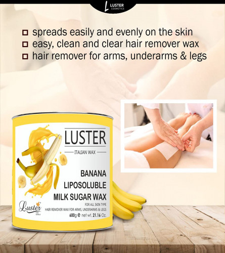 Luster Banana Hair Removal Wax 600 gm