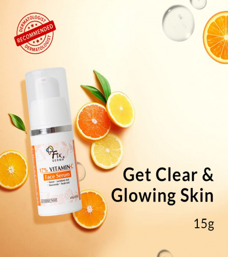 Fixderma 17% Vitamin C Face Serum for Glowing Skin