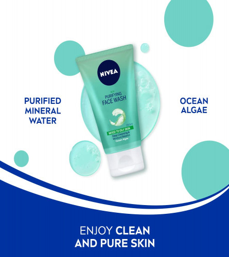 NIVEA Women Purifying Face Wash, for Oily Skin