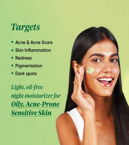 DOT & KEY Cica Niacinamide Moisturizer Gel Night Cream For Face