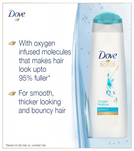 Dove Oxygen Moisture Shampoo 340 ml
