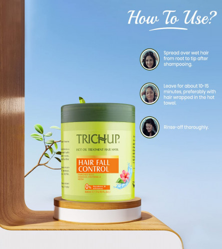 Trichup Hair Fall Control Hot Oil Treatment Hair Mask 500 ml (Free Shipping World)