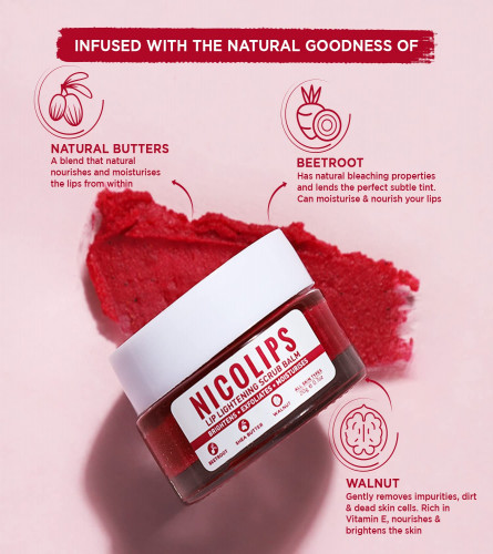 Bella Vita Organic NicoLips Lip Scrub Balm