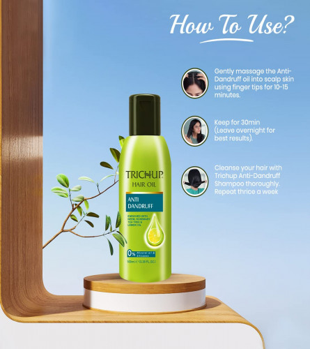 Trichup Anti-Dandruff Hair Oil 100 ml (pack of 3)