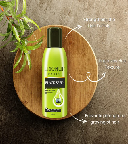 Trichup Black Seed Hair Oil 100 ml (Pack of 2)
