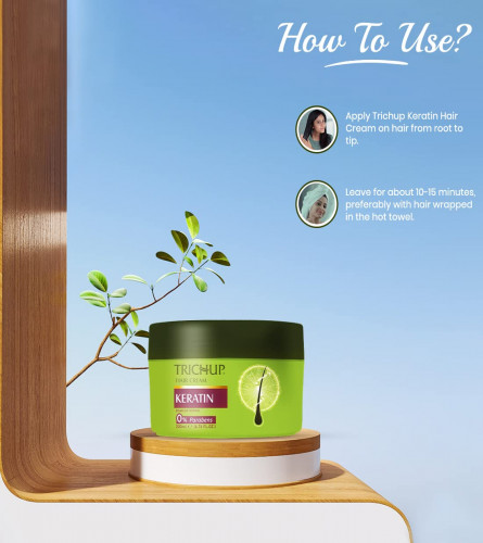 Trichup Keratin Hair Cream 200 ml (Pack of 2)