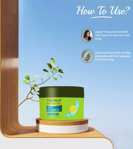 Trichup Anti-Dandruff Herbal Hair Cream 200 ml (Pack of 2)