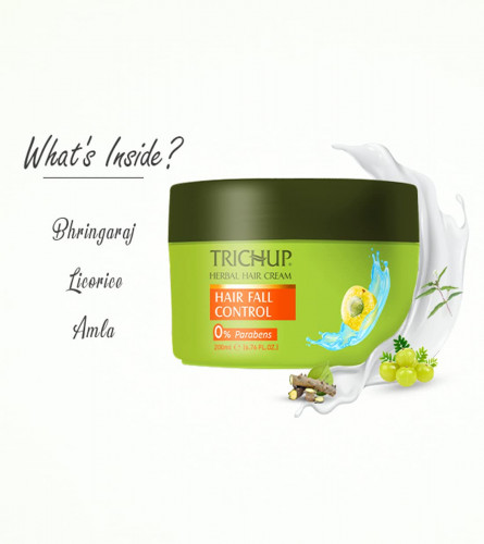 Trichup Hair Fall Control Herbal Hair Cream 200 ml (Pack of 2)