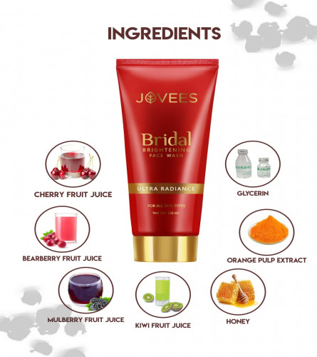 Jovees Bridal Face Wash 120 ml (Pack of 2)