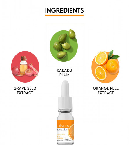 Jovees Herbal Vitamin C Face Serum 30 ml (Pack of 2)