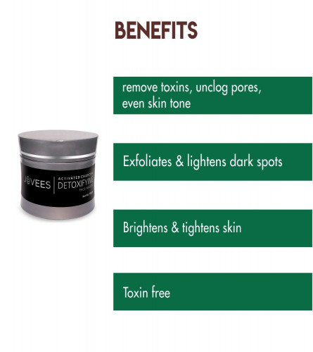 Jovees Activated Charcoal Detoxifying Face Masque