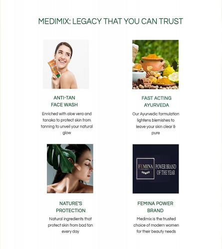 Medimix Ayurvedic Anti Tan Face Wash