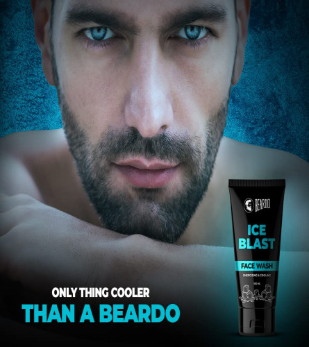 BEARDO Ice Blast Cooling Face wash 100 ml (Pack of 2)