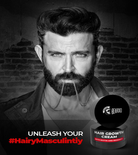 Beardo Hair Growth Cream for Men 75 gm (Pack of 2)
