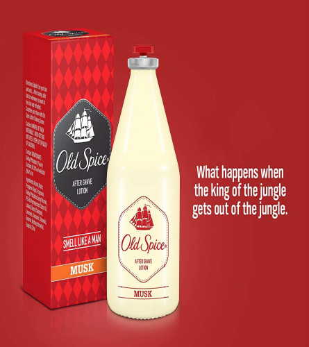 Old Spice After Shave Lotion Musk 150 ml (Pack of 2)