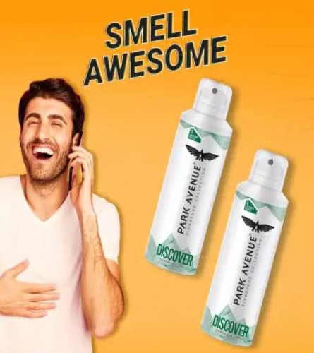 Park Avenue Discover Premium Body Deodorant Spray 150 ml (Pack of 2) Free Shipping