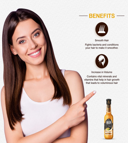 Park Avenue Beer shampoo for Shiny And Bouncy hair 180 ml (Pack of 2)