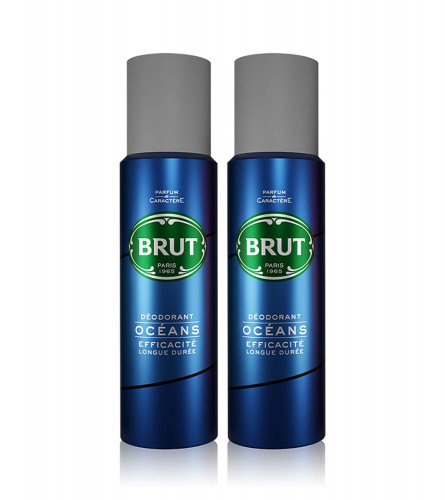Brut Oceans Deodorant 200 ml (Pack of 2)