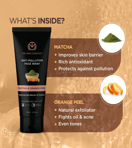 The Man Company Anti-Pollution Face Wash 100 ml (Pack of 2)