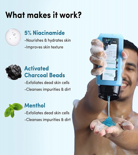 Man Matters Charcoal Body Wash for Men 275 ml