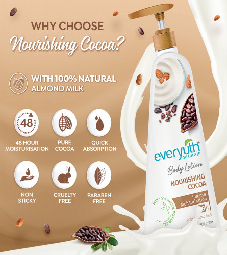 Everyuth Naturals Body Lotion Nourishing Cocoa