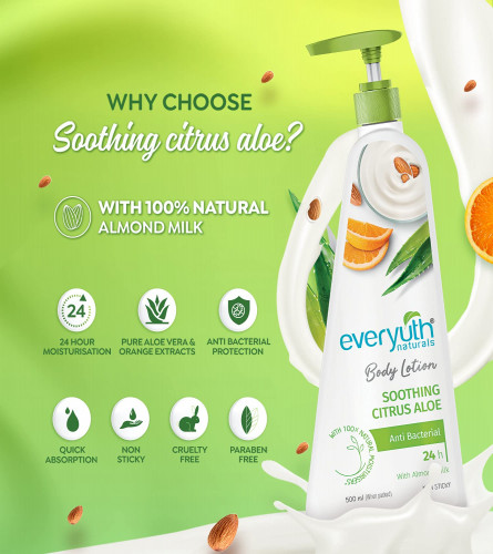 Everyuth Naturals Body Lotion Soothings Citrus Aloe