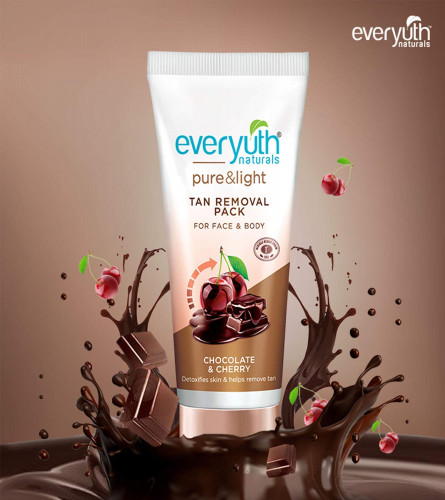 Everyuth Naturals Tan Removal Face Pack, Chocolate and Cherry