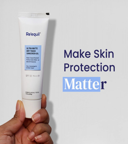 RE' EQUIL Ultra Matte Dry Touch Sunscreen Gel SPF 50 PA++++