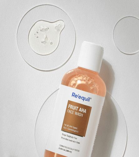 RE' EQUIL Fruit AHA Face Wash for Skin Brightening