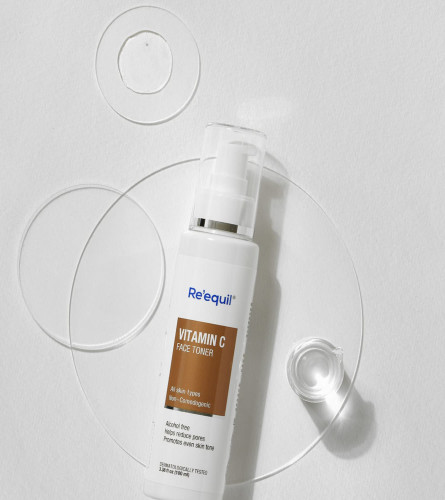 RE' EQUIL Vitamin C Face Liquid Toner for Hyperpigmentation Removal and Even Skin Tone