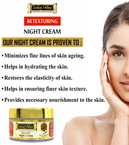 Indus Valley Lightening & Brightening Night cream 50 ml (Pack of 2)