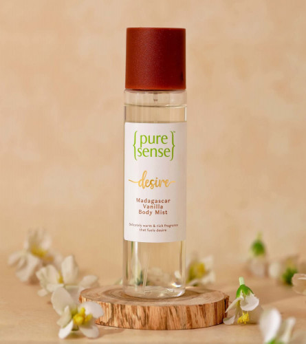 PureSense Desire Madagascar Vanilla Body Mist Long Lasting Fragrance Women's Perfume