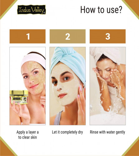 Indus Valley Lightening & Brightening Face Mask For Moisturize 50 ml