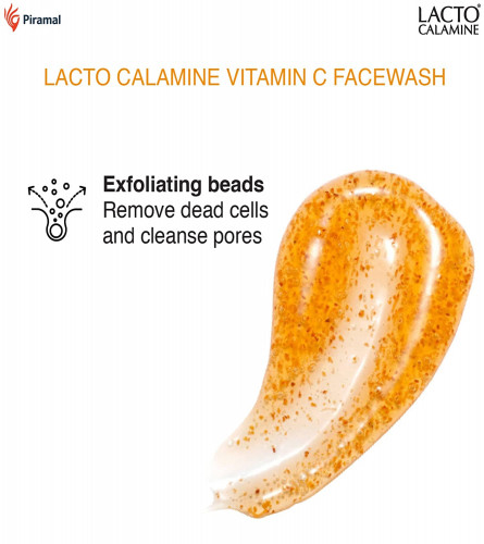 Lacto Calamine Vitamin C Face Wash 100 ml (Pack of 3)
