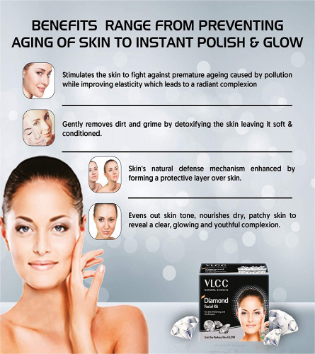 VLCC Diamond Facial Kit 60 gm (Pack of 2)