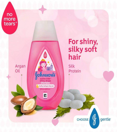 Johnson's Baby Active Kids Shiny Drops Shampoo, 200 Ml