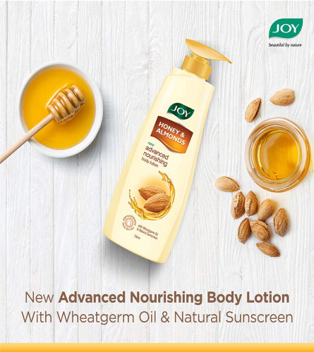JOY Honey and Almonds Advanced Nourishing Body Lotion for Normal to Dry skin