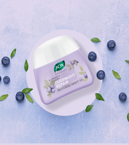 Joy Revivify Blueberry & Collagen Overnight Repair Restoring Night Gel